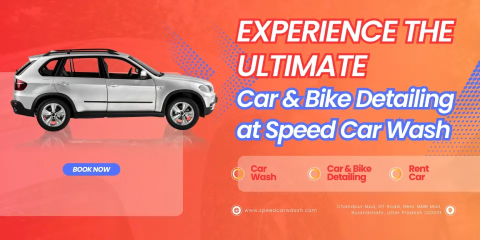 Experience the Ultimate Car & Bike Detailing at Speed Car Wash